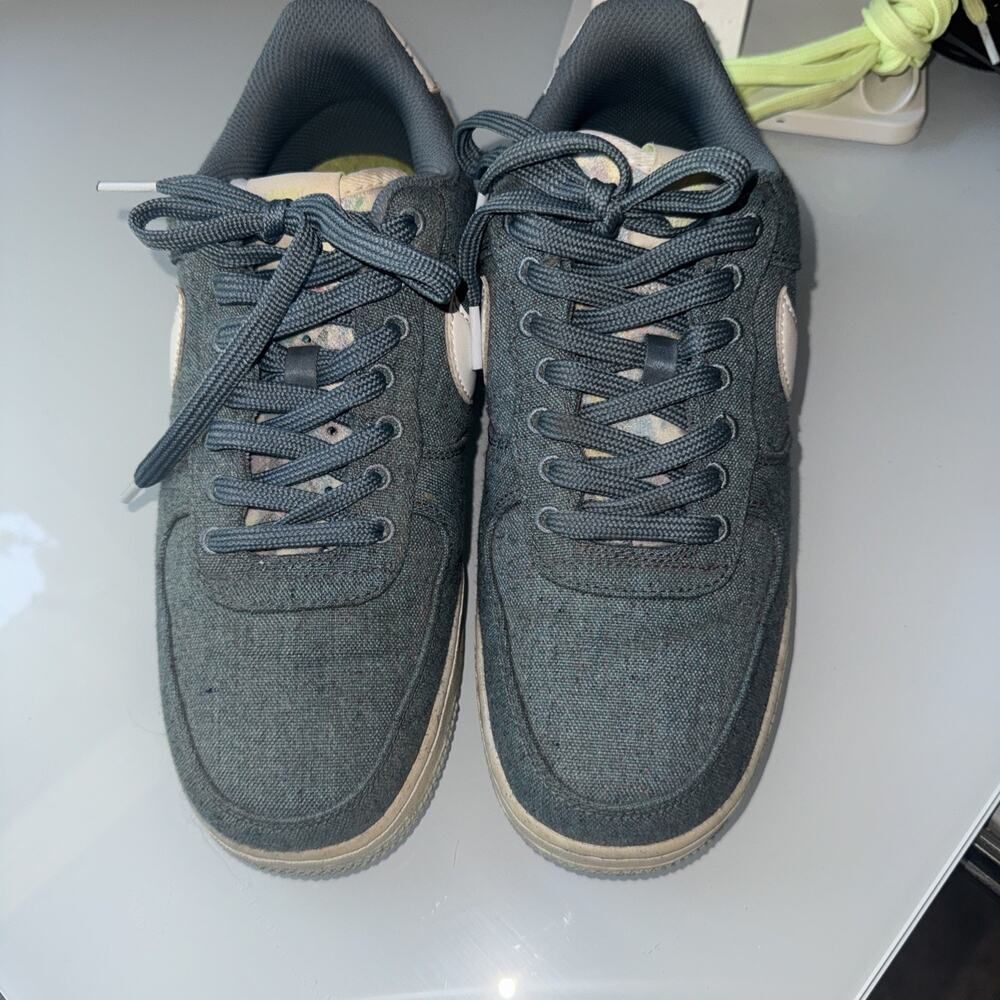 Nike Air Force 1 Low ‘07 Canvas Ozone Blue Size 8 Men’s Gorgeous CN0866-001